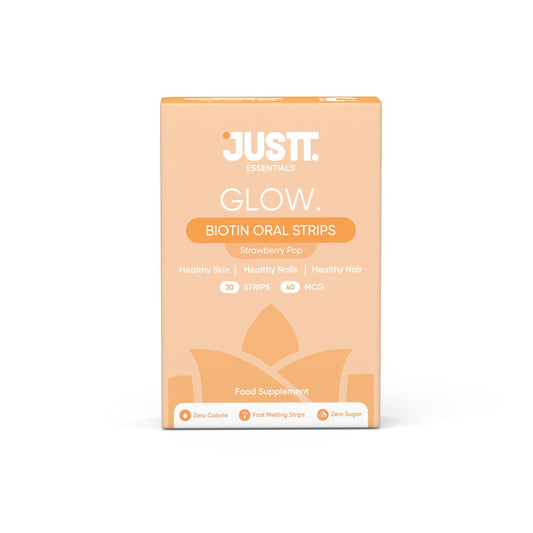 Justt Glow, Biotin (Sesbania Extract 10000mg), Helps improve hair health, glowing Skin and stronger nails