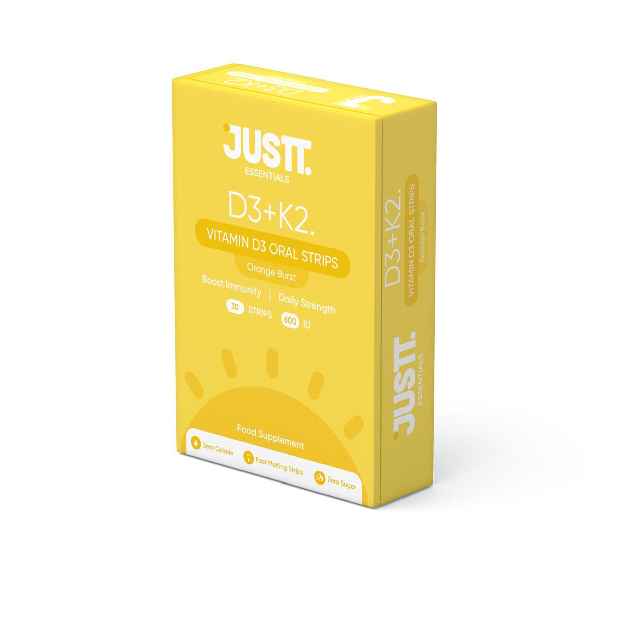 Justt D3+K2, Vitamin D3, Boosts Immunity and improves overall wellbeing