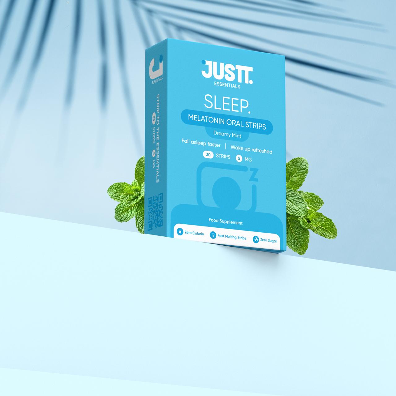 Melatonin 5mg Fast-Dissolving Oral Strips | Dreamy Mint Flavor One clean ingredient. One simple night.