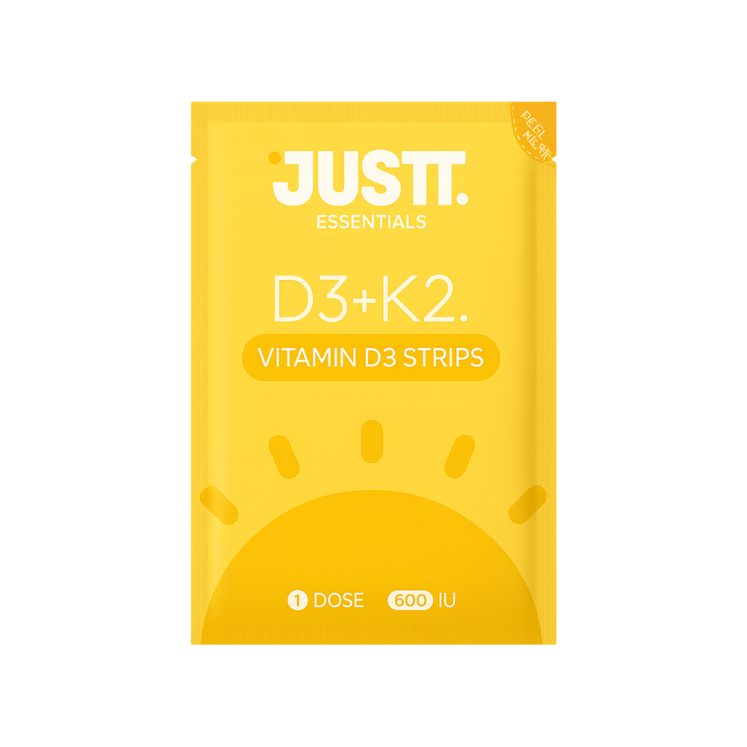 Justt. Glow – Biotin + Botanical Blend Oral Strips (Strawberry Pop Flavour)