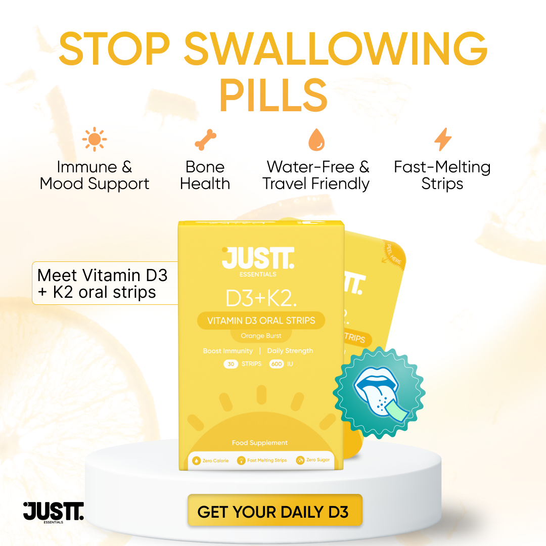 Justt D3+K2, Vitamin D3, Boosts Immunity and improves overall wellbeing